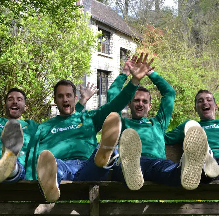 GreenGo - Les quatre fondateurs de GreenGo.