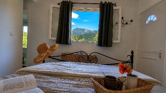 Logement GreenGo: Studio cosy en pleine nature avec vue montagne