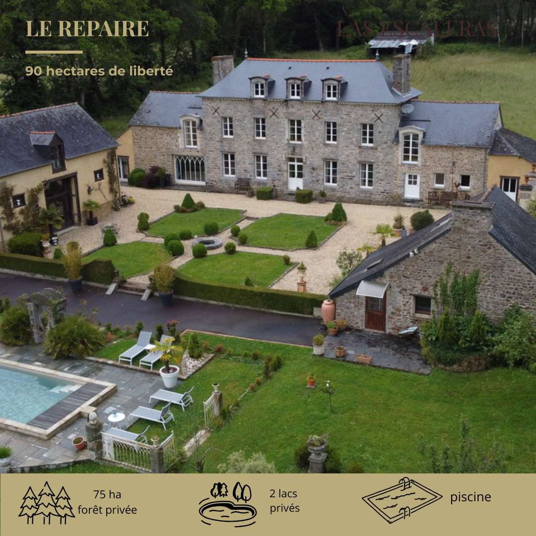 Le Repaire | Piscine, lac & forêt pour 9