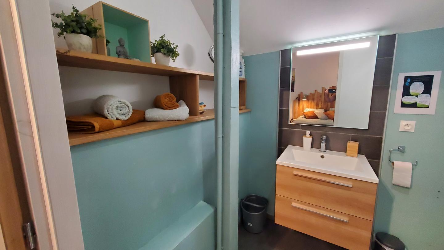 Logement GreenGo: Chambre Libellule spacieuse avec sanitaires privatifs - Image 3