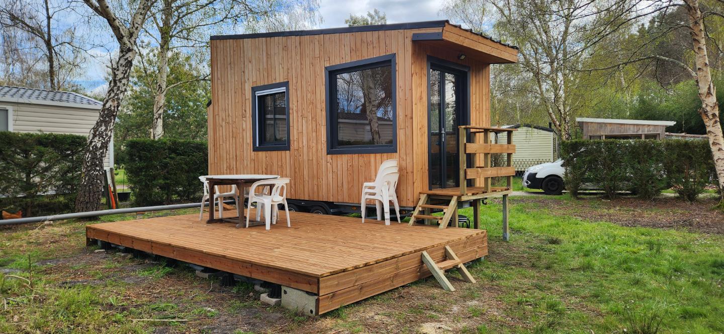Logement GreenGo: Tiny house au cœur du camping Natur'O Médoc