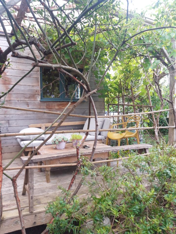 Tiny house dans le jardin
