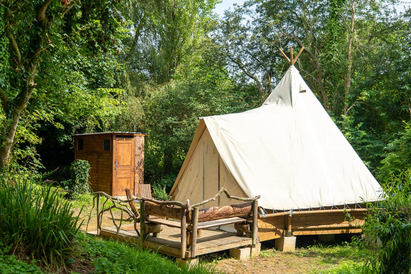 Logement GreenGo: Tipi Trappeur