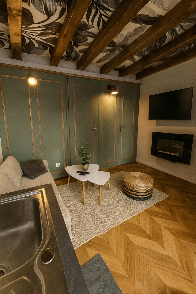 GreenGo Suite romantique Luxe Balnéo et sauna privé
