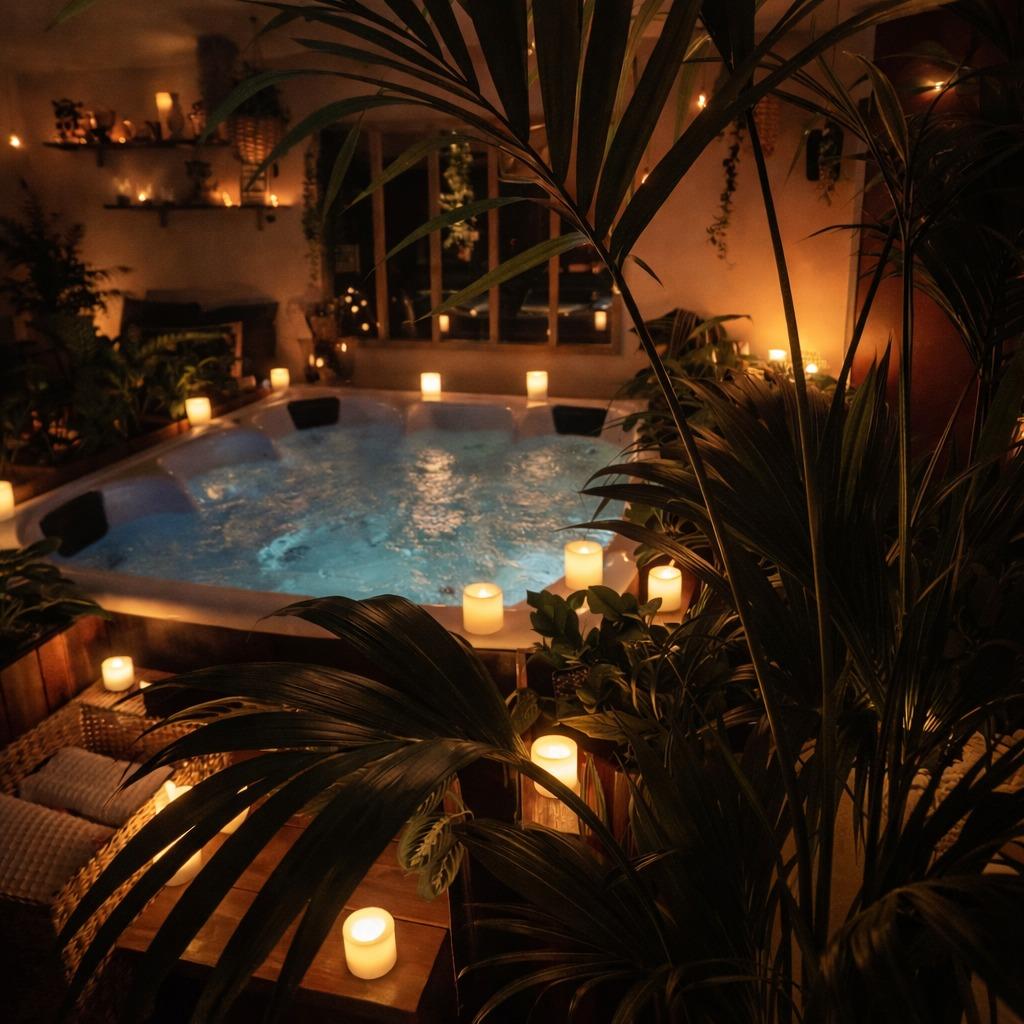 Hôte GreenGo: Suite Romantique avec Spa Privatif & ambiance des îles - Expérience Inoubliable à deux