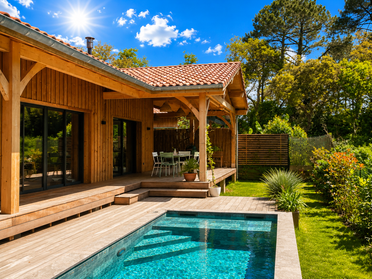 GreenGo Entre sable et pins, magnifique maison bois