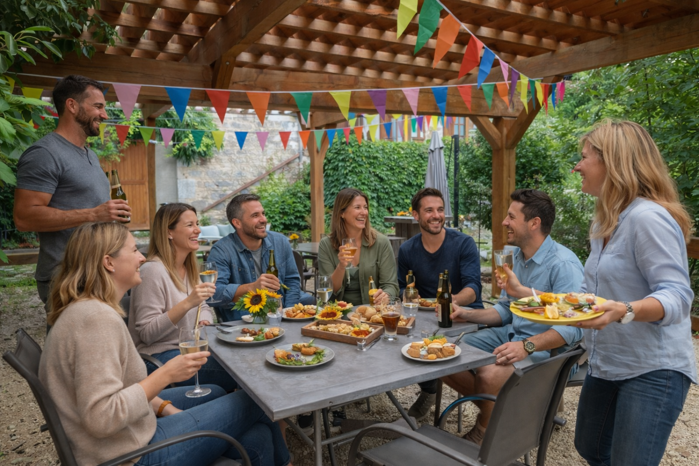 GreenGo Domaine privatisable 22 personnes – nature, calme & convivialité à 1h de Lyon