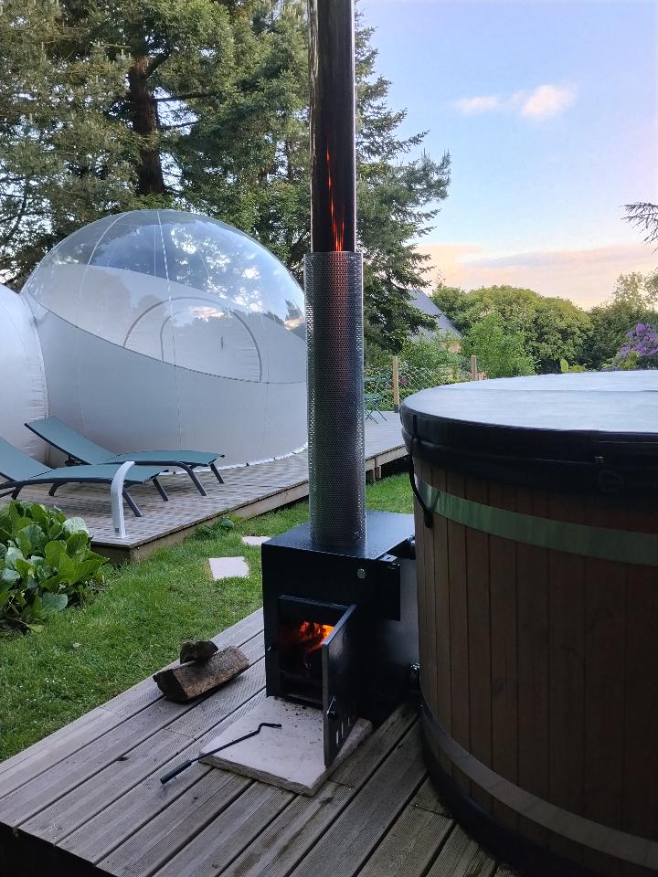 La Parenthèse Insolite - Bulle avec bain nordique en Normandie