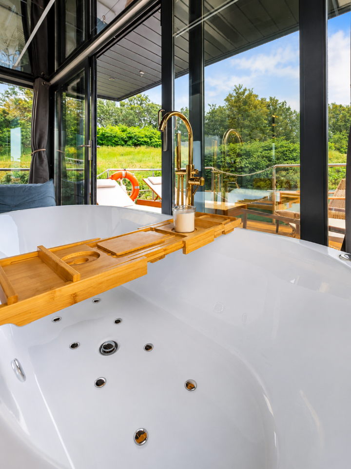 GreenGo « Houseboat » Luxe • Spa • Toit-terrasse • Rhône Valence