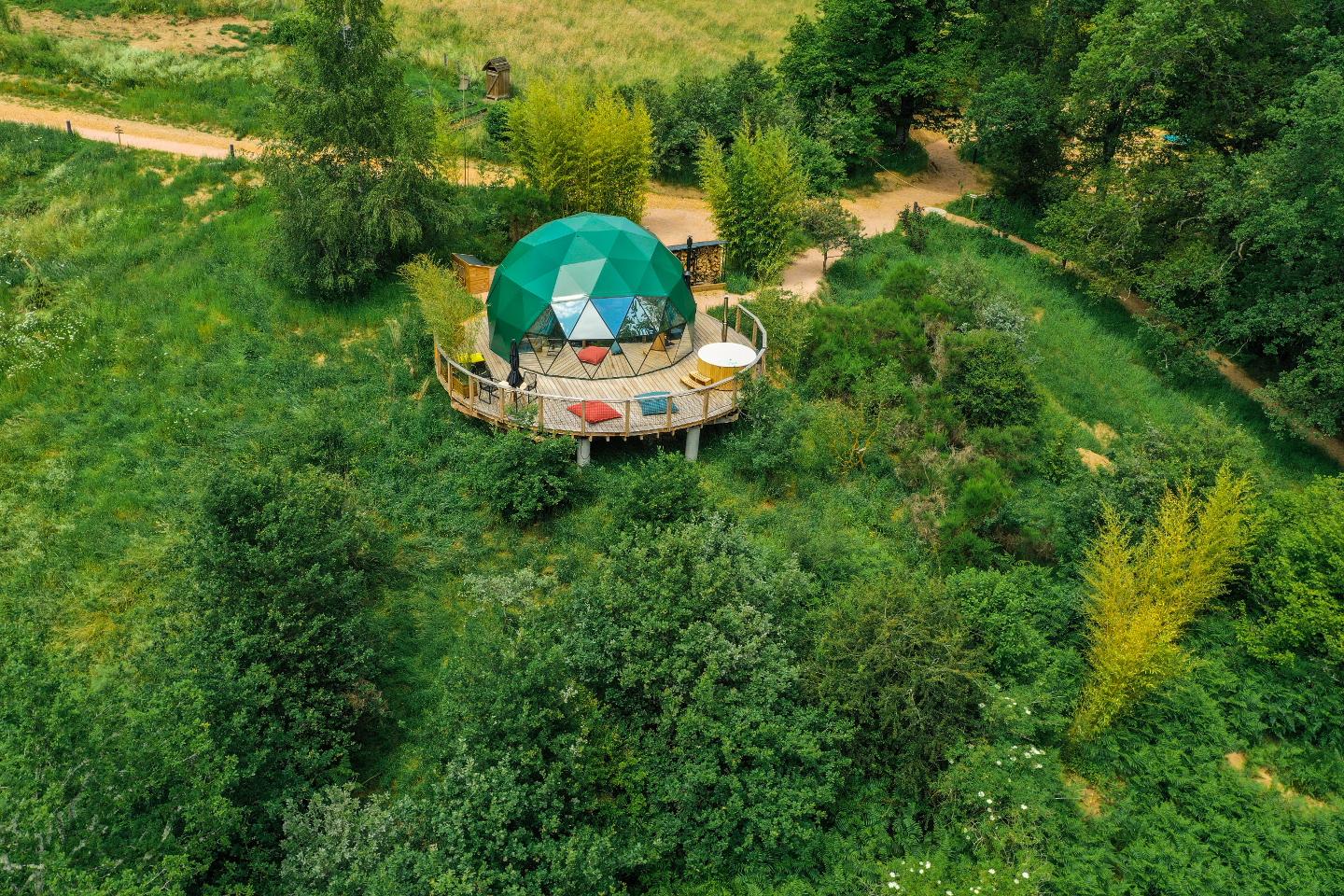 Logement GreenGo: Dôme Orion avec spa privatif - Image 9