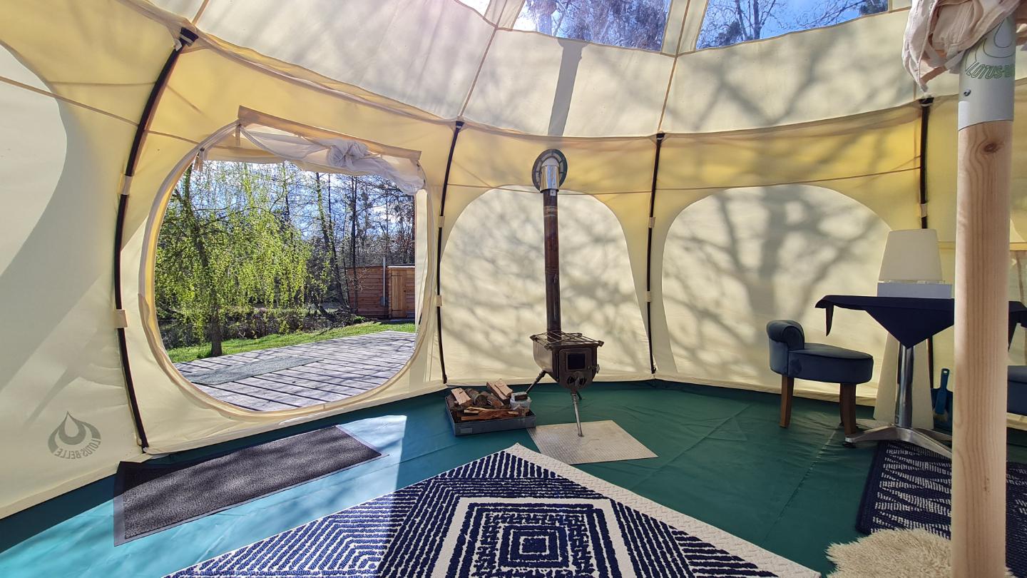 Logement GreenGo: Tente/Dôme Sky Walker avec toit transparent - Image 8