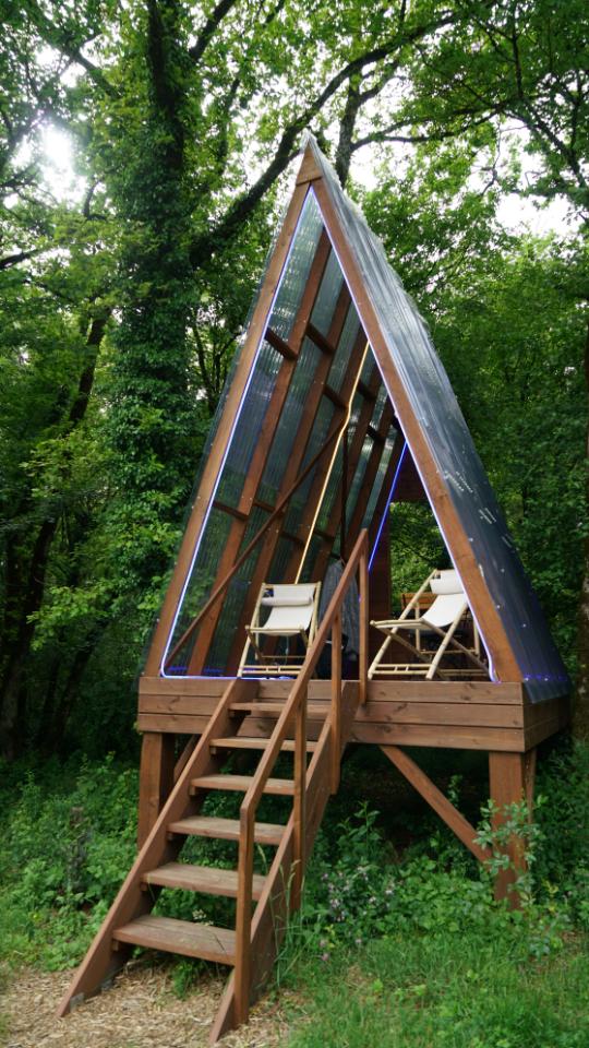 Logement GreenGo: Bulle transparente au coeur d'une clairière avec petit déjeuner - Ô Pays des Bois - Image 4