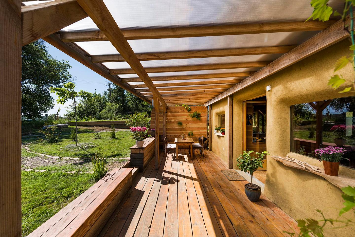 Logement GreenGo: Maison construite naturellement au pied Pyrénées - Image 3
