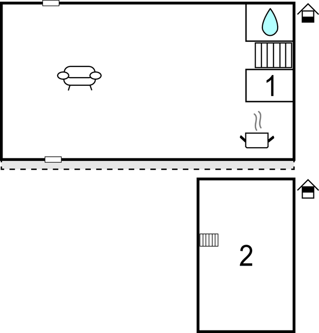 Logement GreenGo: Le Poirier Gite - grand lit, terrasse privée et vue sur la piscine - Image 8