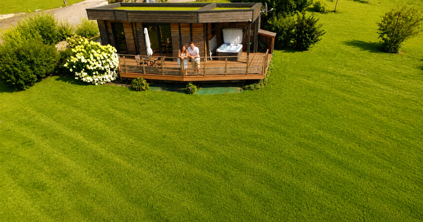 Hôte GreenGo: Domaine Nature Cottage Vosges Ecolodge le renard avec spa privatif