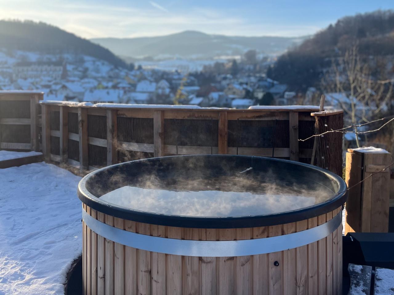 Logement GreenGo: Tiny House Orion avec bain nordique vue sur les montagnes alsaciennes - Image 9