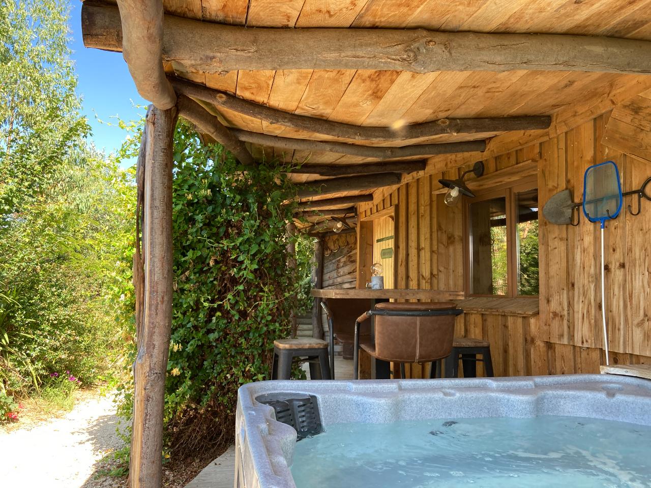 Logement GreenGo: Maison hobbit, gite insolite avec petit-déjeuner, spa privatif, piscine - Aude- Occitanie - Image 6