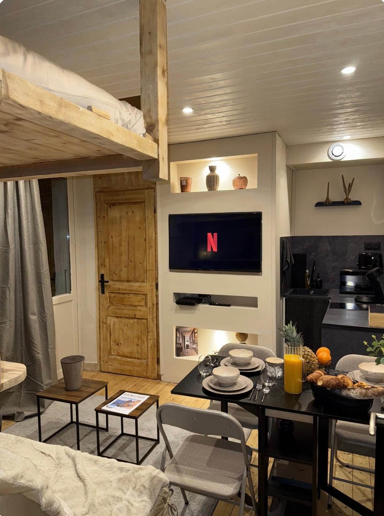 Logement GreenGo: Studio cosy vue Mont-Blanc - le Nirvana