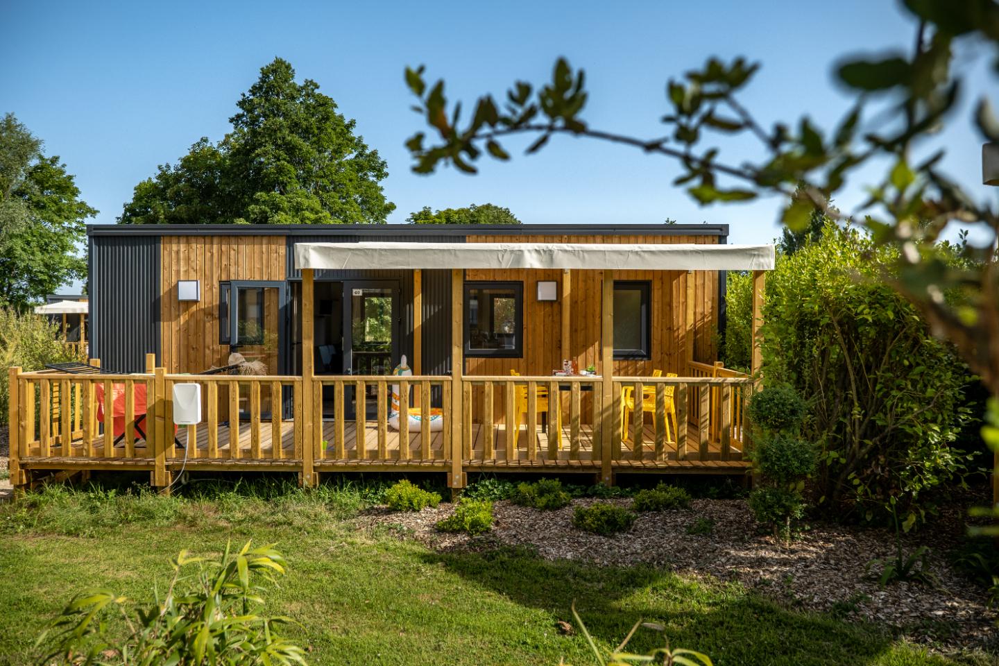 Logement GreenGo: Cottage TY PREMIUM 2 chambres + Terrasse semi couverte + TV (32m² / 2022)