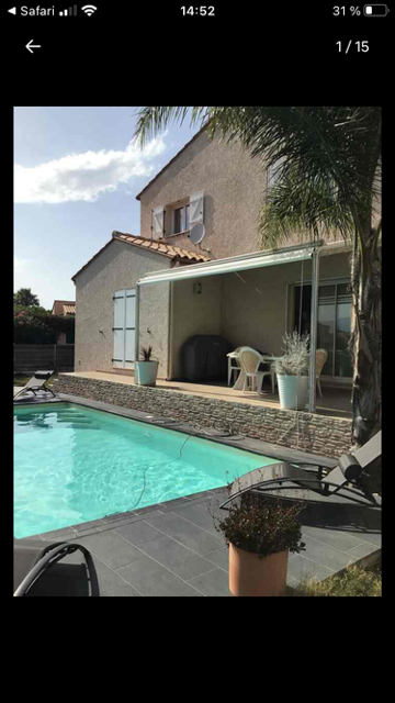 Jolie villa climatisée avec piscine