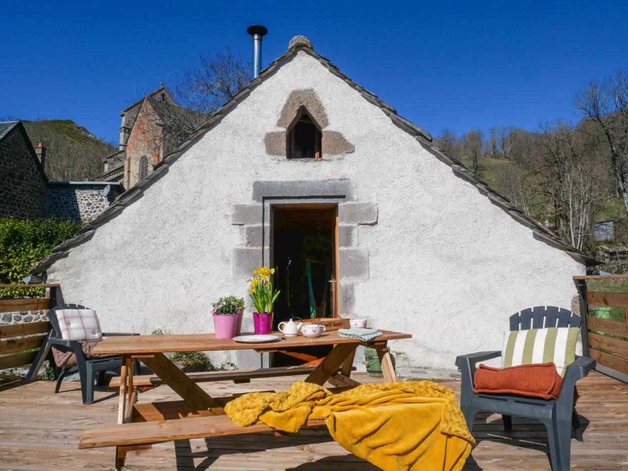 Hôte GreenGo: Mini maison terrasse vue montagne proche Puy Mary - la Loge de Dienne