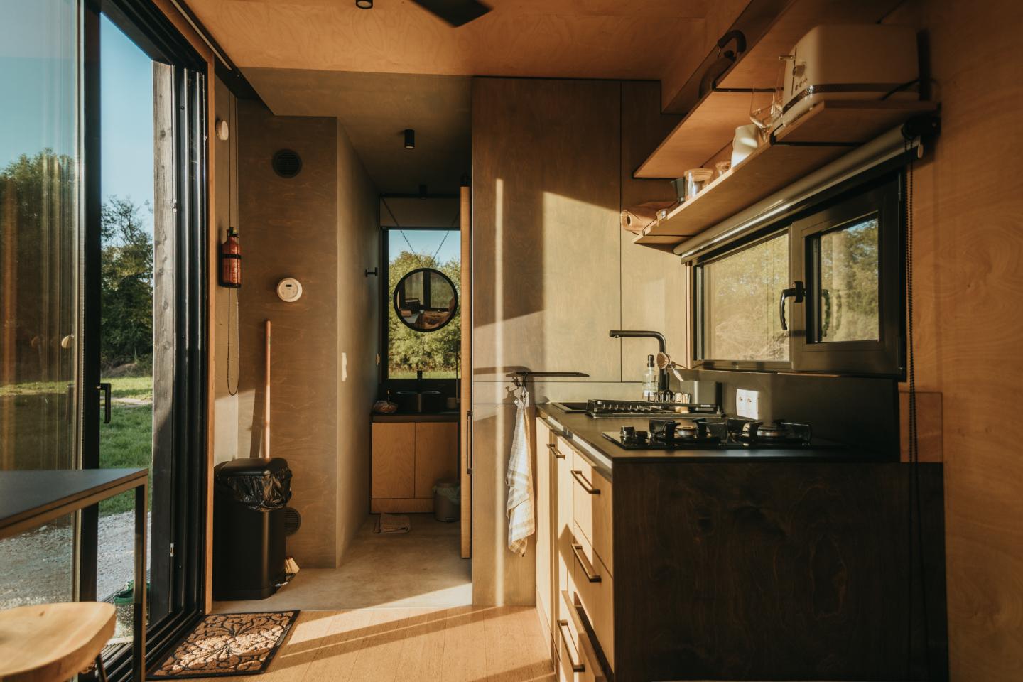 GreenGo Parcel Tiny House - près des chevaux en Bourgogne