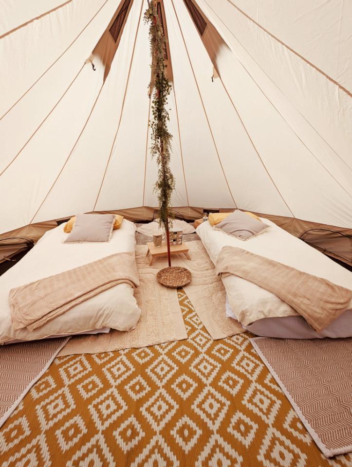 Tente glamping