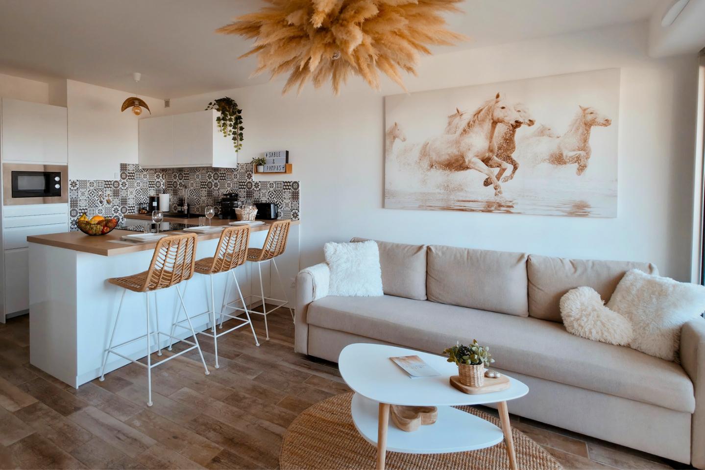 Hôte GreenGo: Sable & Pampas — Studio Premium 5★ | Plage à 200m | Vue 180° | Carnon Plage, Hérault