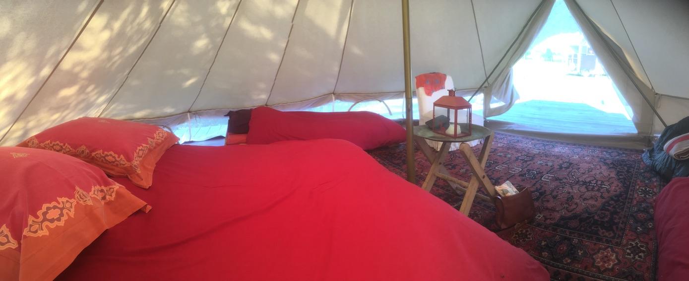 Logement GreenGo: Très mignonne tente rouge - Image 2