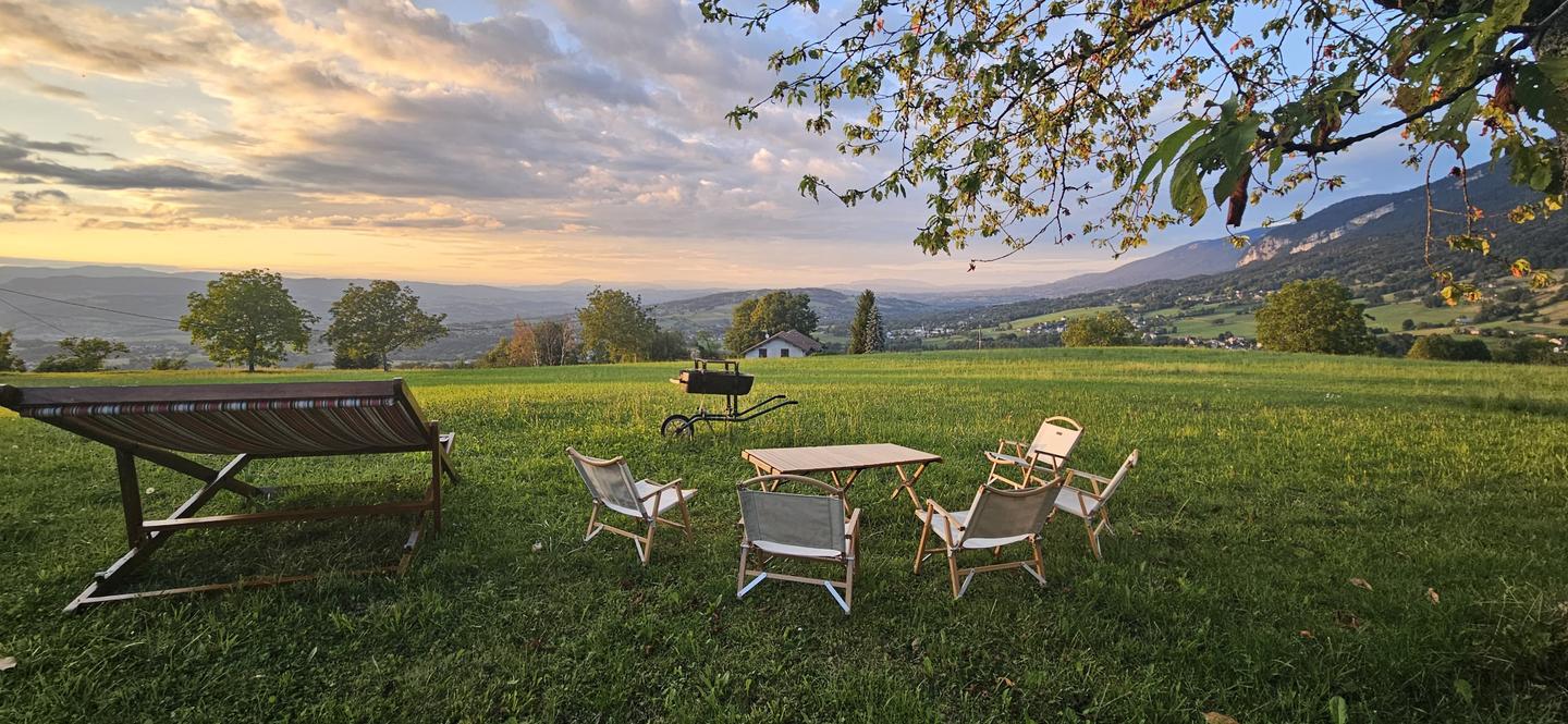 Maison aux portes des Bauges avec vue panoramique