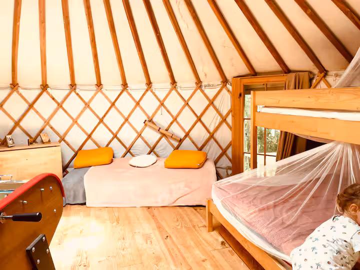 GreenGo La Belle Etoile_yourte des Amoureux (et leurs petits!)