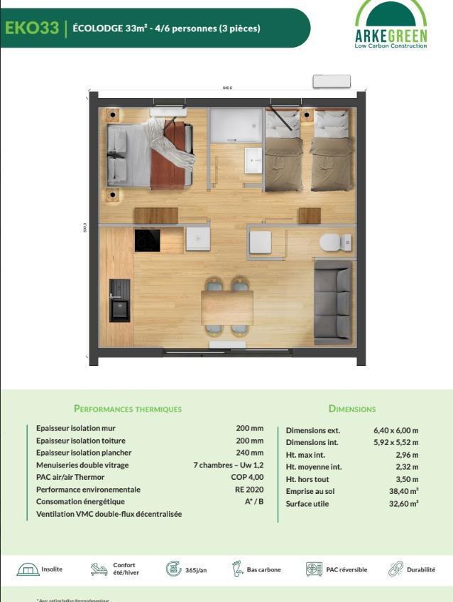 Ecolodge Isère En forêt