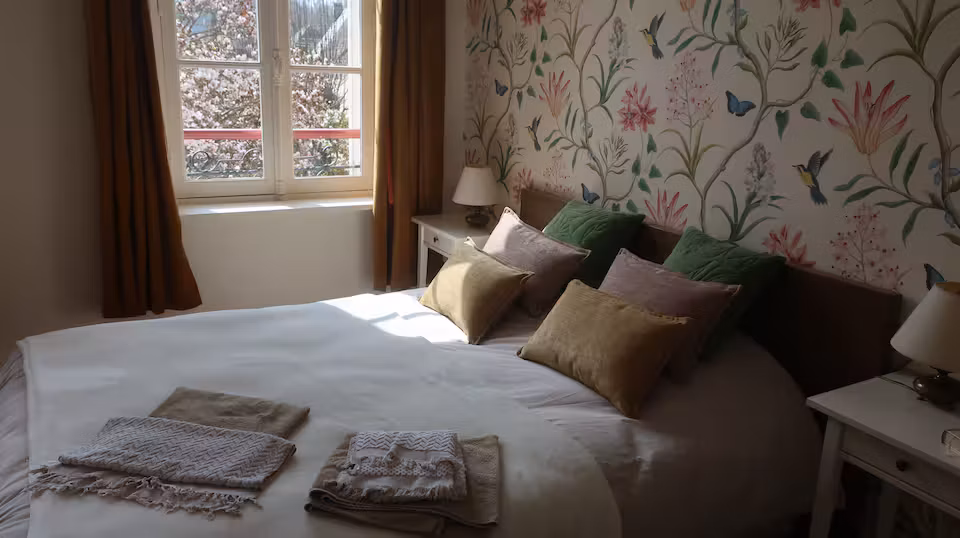 Chambre Jeanne avec petit déjeuner dans maison de charme