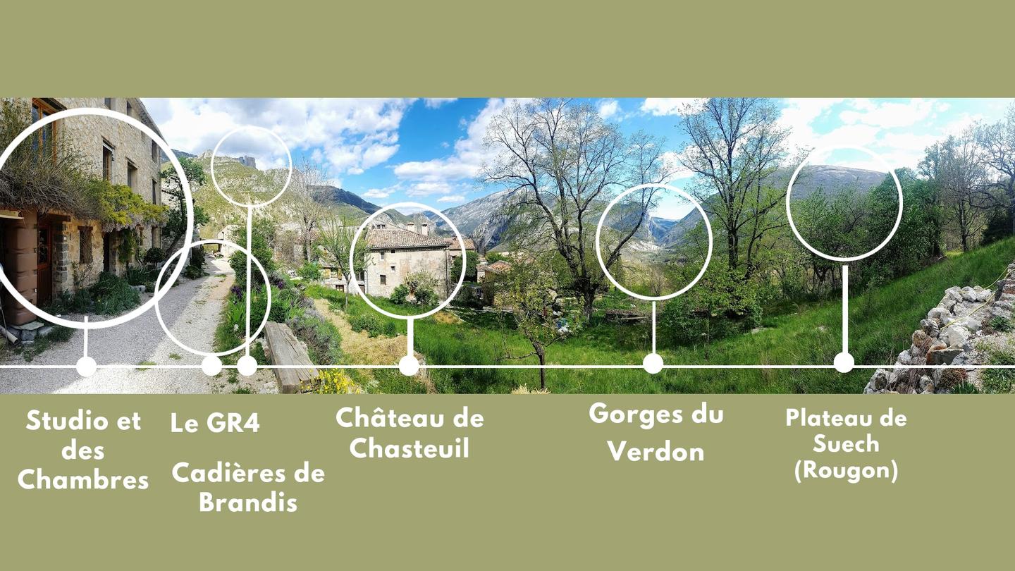 Hôte GreenGo: A l'entrée des magnifiques Gorges du Verdon, Studio et Chambres privatives - Image 13