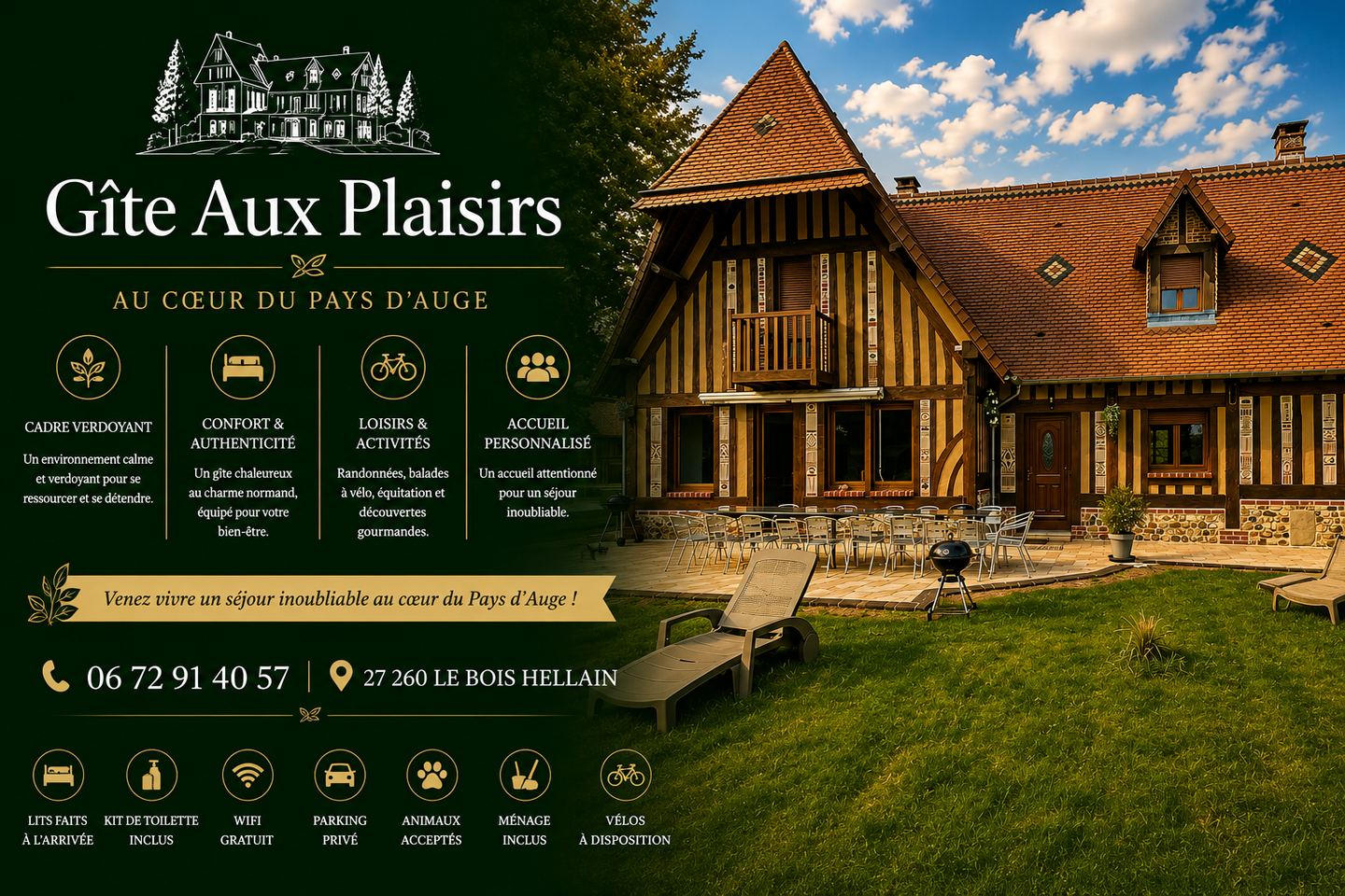 GreenGo Gîtes et Domaine les deux Vallées