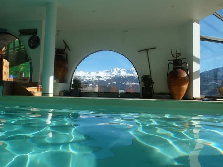 Hôte GreenGo: Chalet M, grand chalet moderne, piscine interieur - Image 3