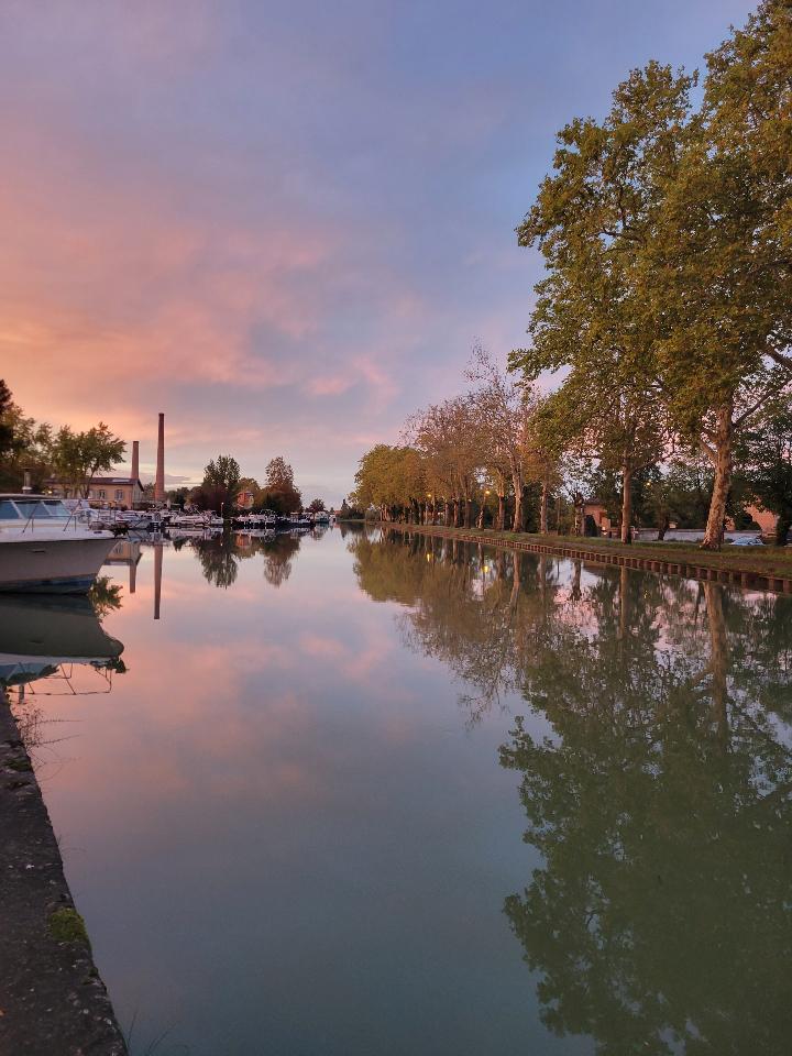 Randonnée au bord du canal du midi