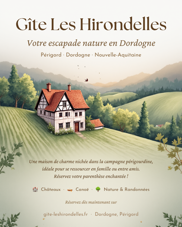 Au départ du gîte, vous pouvez partir pour des dizaines de kilomètres de randonnée dans les bois et la nature.