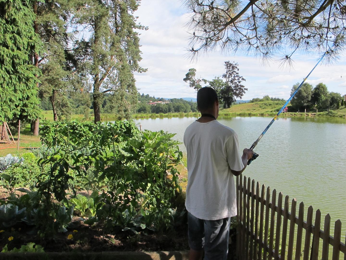 Instants de pêche au Masbareau, entre eau et silence, moments de bonheur pour les pêcheurs