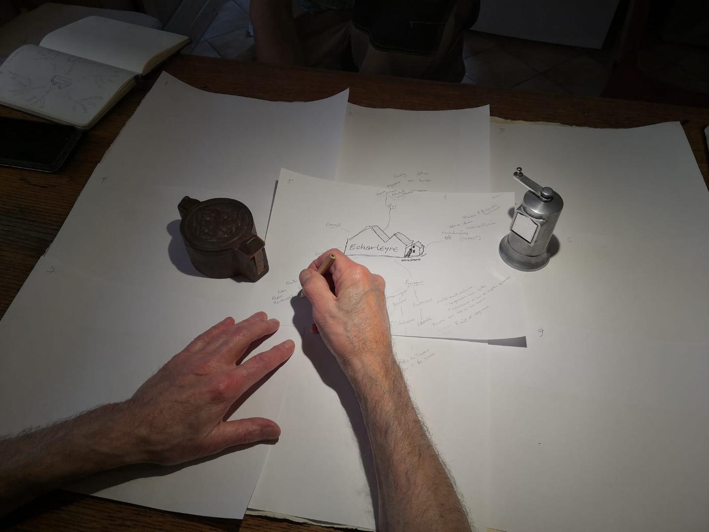 Visite d'un design en Permaculture