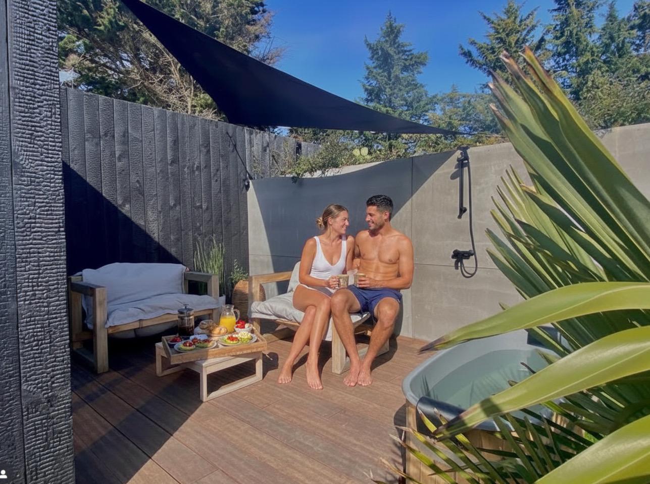 Petit déjeuner sous le soleil breton