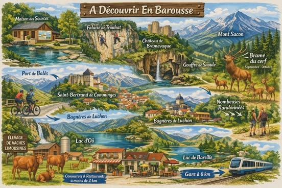 PLUSIEURS RANDONNEES PARTENT DU LOGEMENT