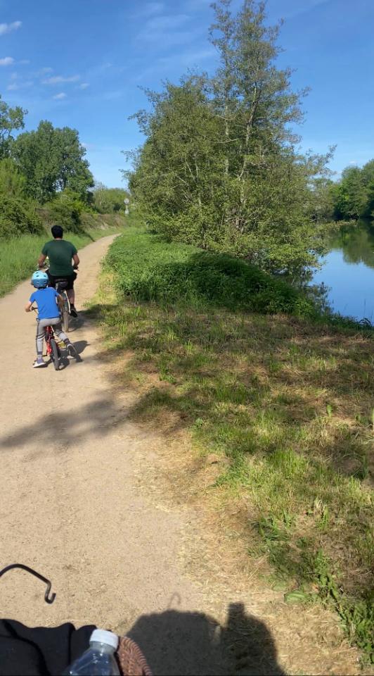 RANDO ou VÉLO : 100km de piste cyclable au pied du gîte
