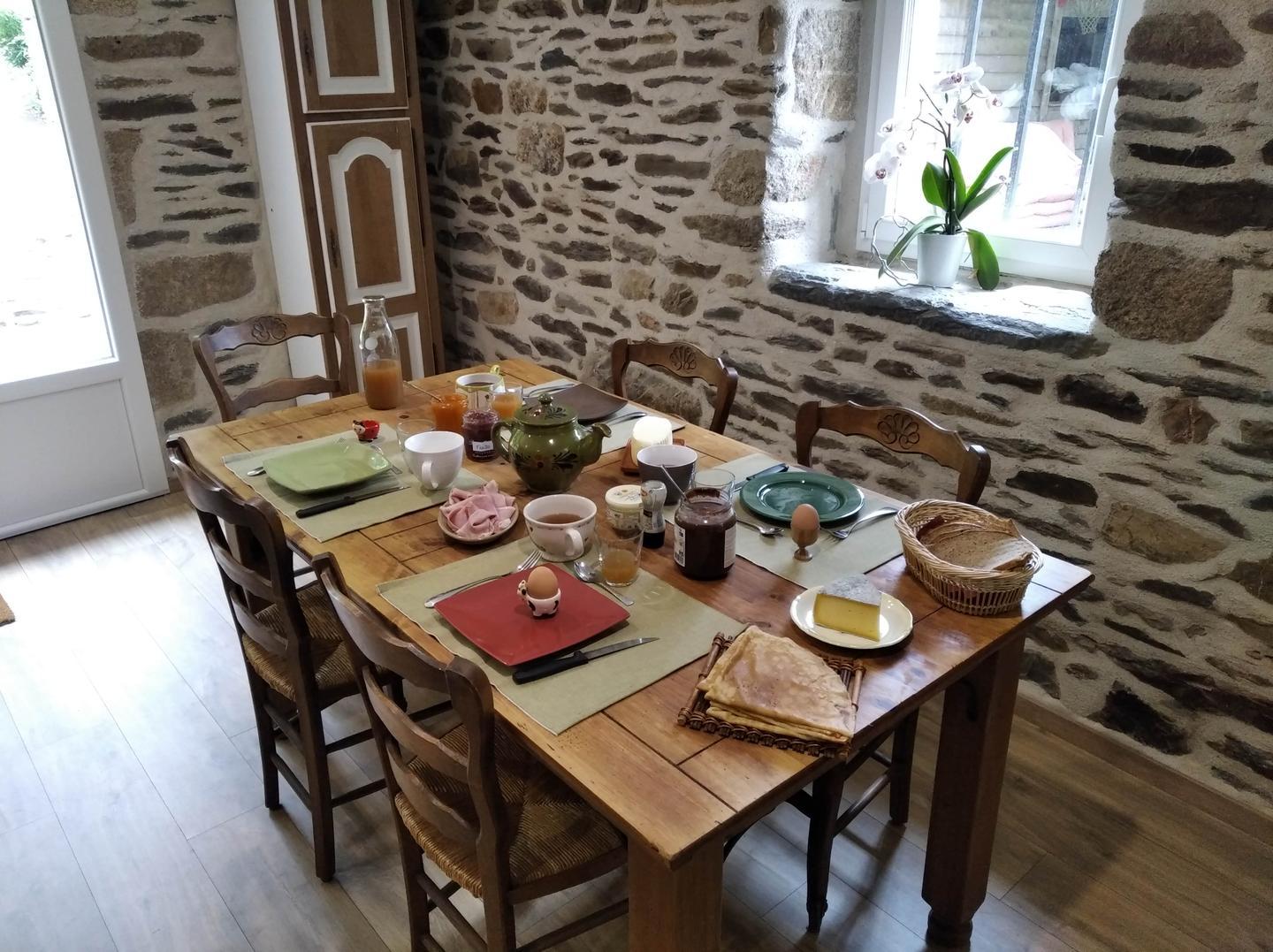 Petit déjeuner gourmand