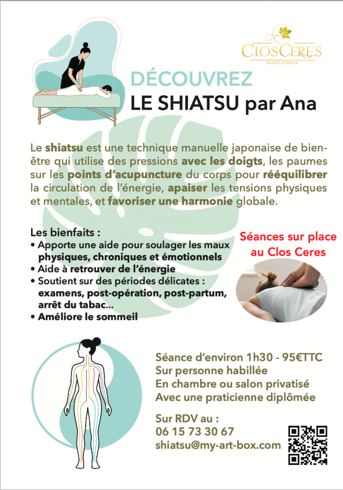 Massage Shiatsu par Ana