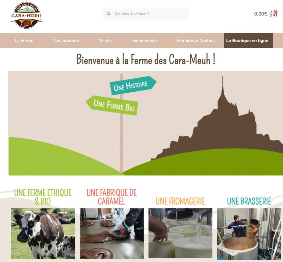 Visite commentée de la ferme des CARA-MEUH