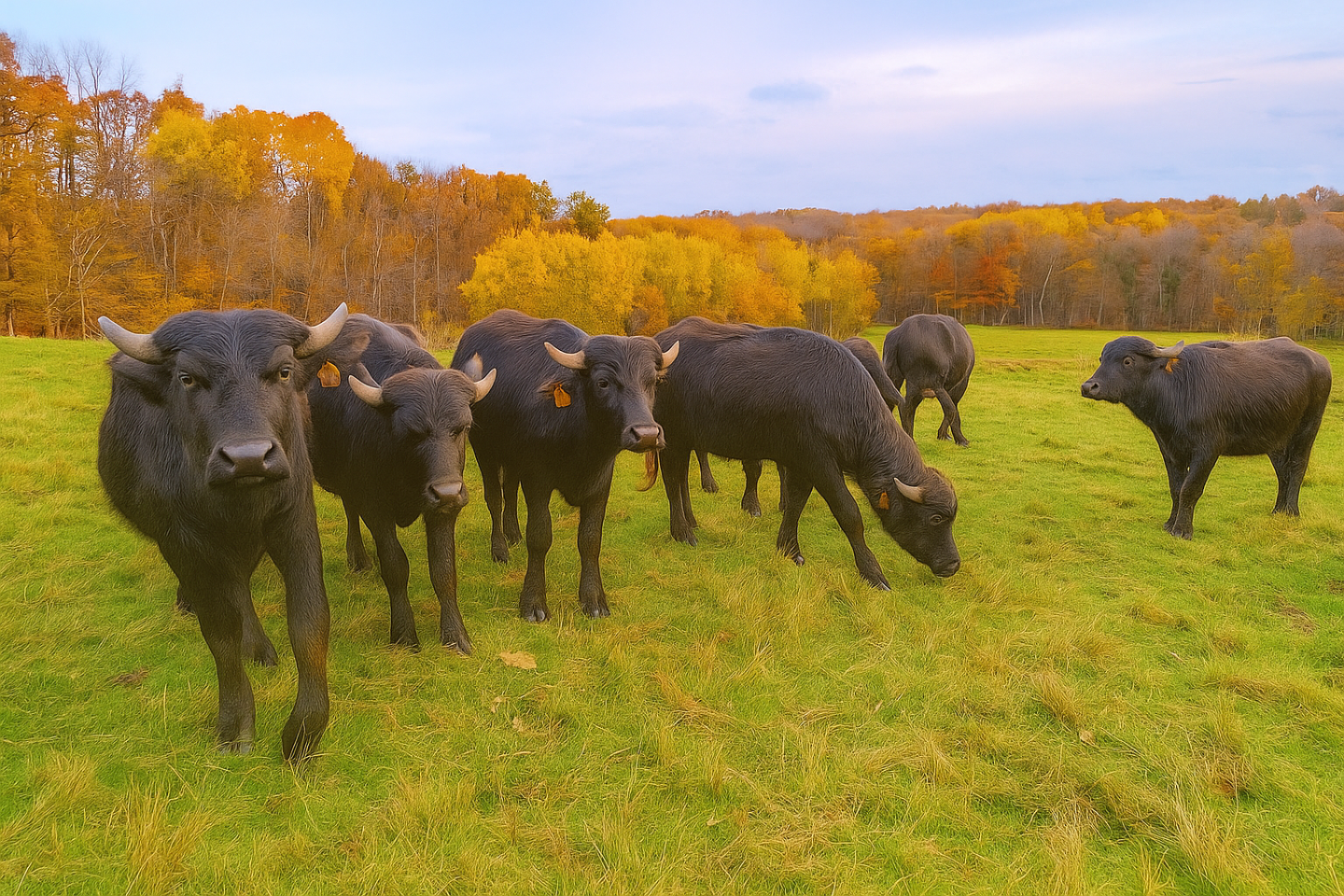 Visite de notre élevage de Buffles.