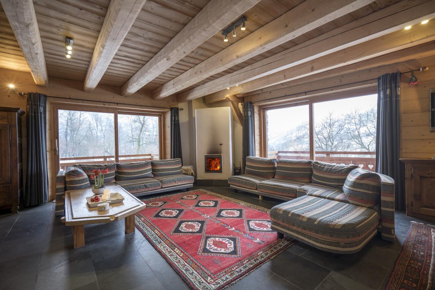 Chalet Nature Ski Lodge Sterwen avec deux poêles de masse