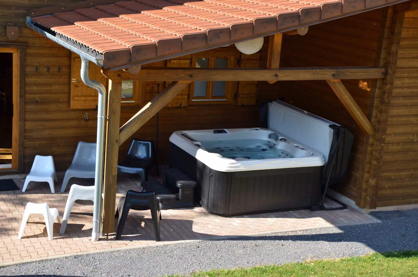 Jacuzzi en pleine nature vosgienne
