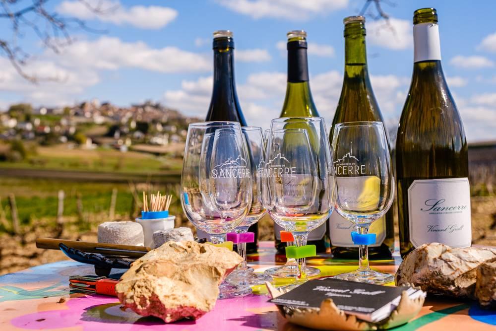 Dégustation privative dans les vignes